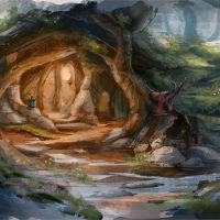 Point And Click Adventure Background Art / Hintergrundillustration
