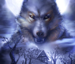 Werwolf Fantasy Illustration
