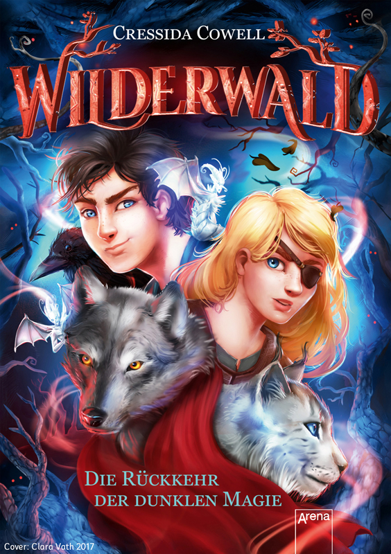 Kinderbuch Fantasy Cover magisch Tiere Wolf Elfen Cressida Cowell Wilderwald